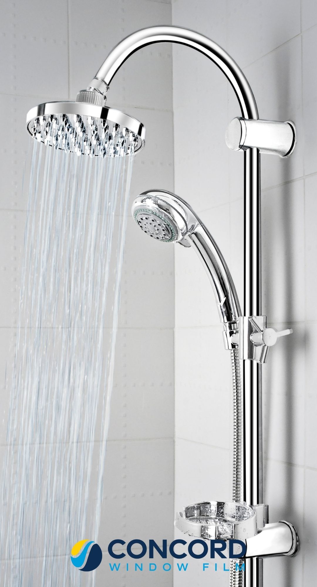 Photo of a low flow shower head