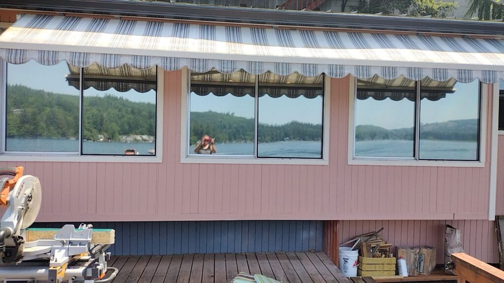 Photo Of Comfortech 15 Installed On The Exterior Of A Window Of A Lake House For A Blog Post Entitled Window Film Installed