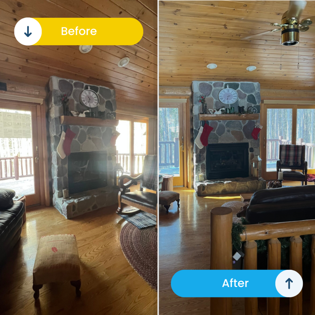 Before And After Window Film Photos Demonstrating Effect Of Window Film