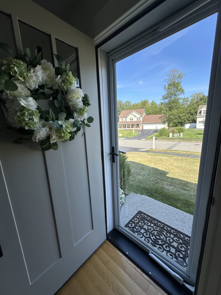 Photo Of A Storm Door With Comfortech Ceramic Series 45 Window Film Installed For Concord Window Film'S 2025 Holiday Gift Guide