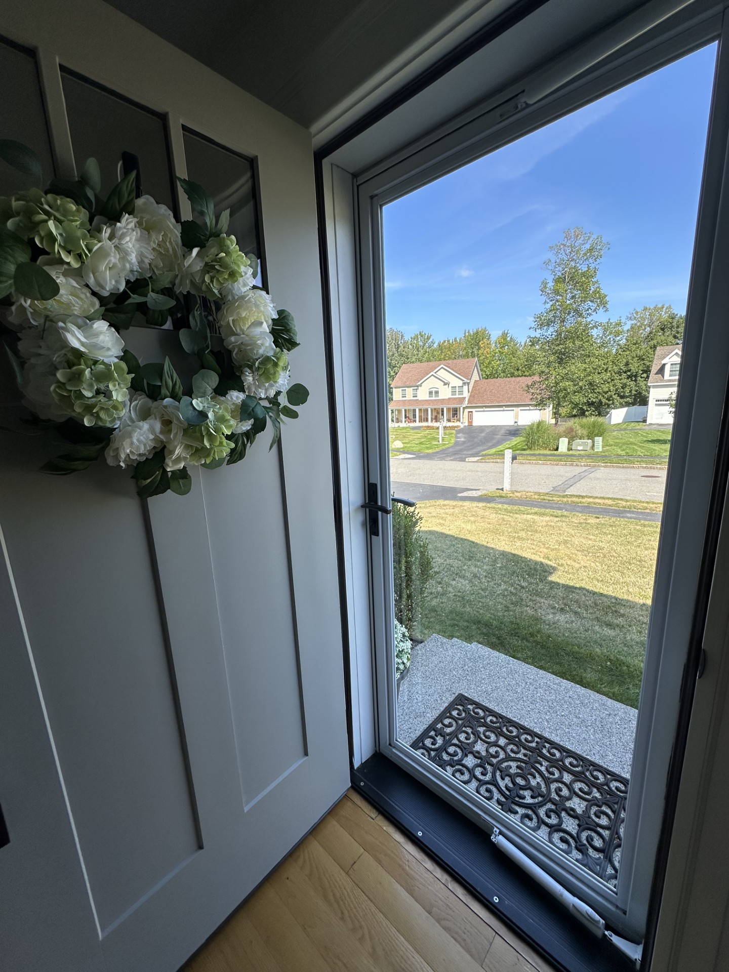 Photo Of A Storm Door With Comfortech Ceramic Series 45 Window Film Installed For Concord Window Film'S 2025 Holiday Gift Guide