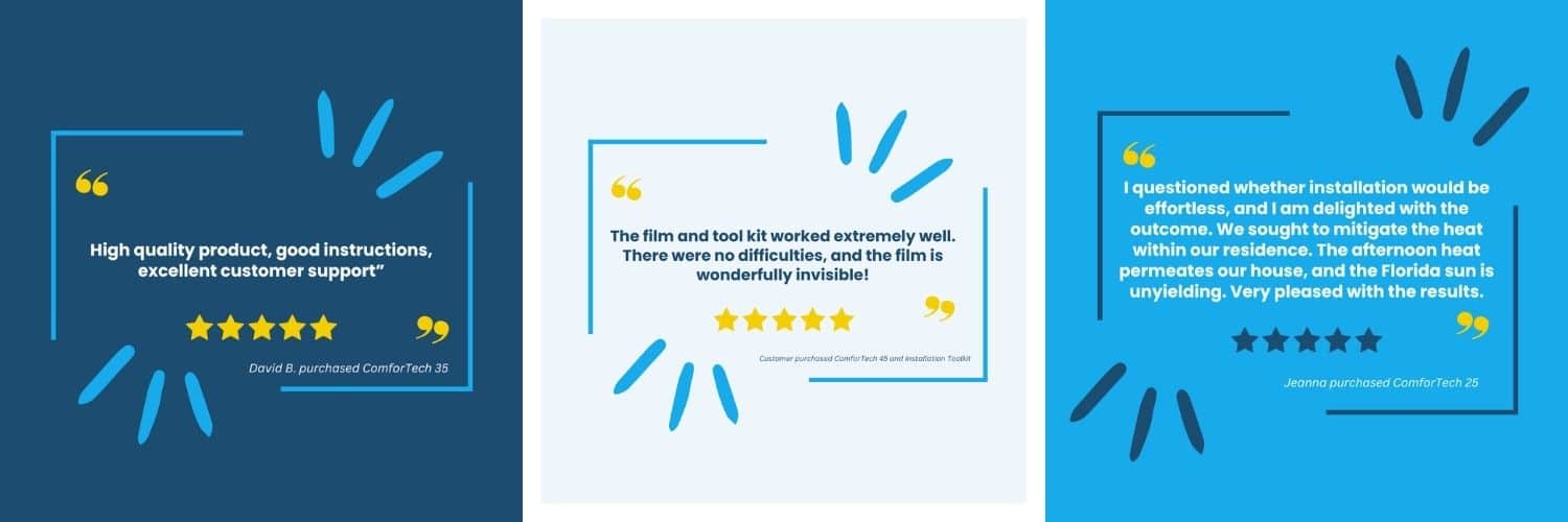 Three Concord Window Film Reviews from customers