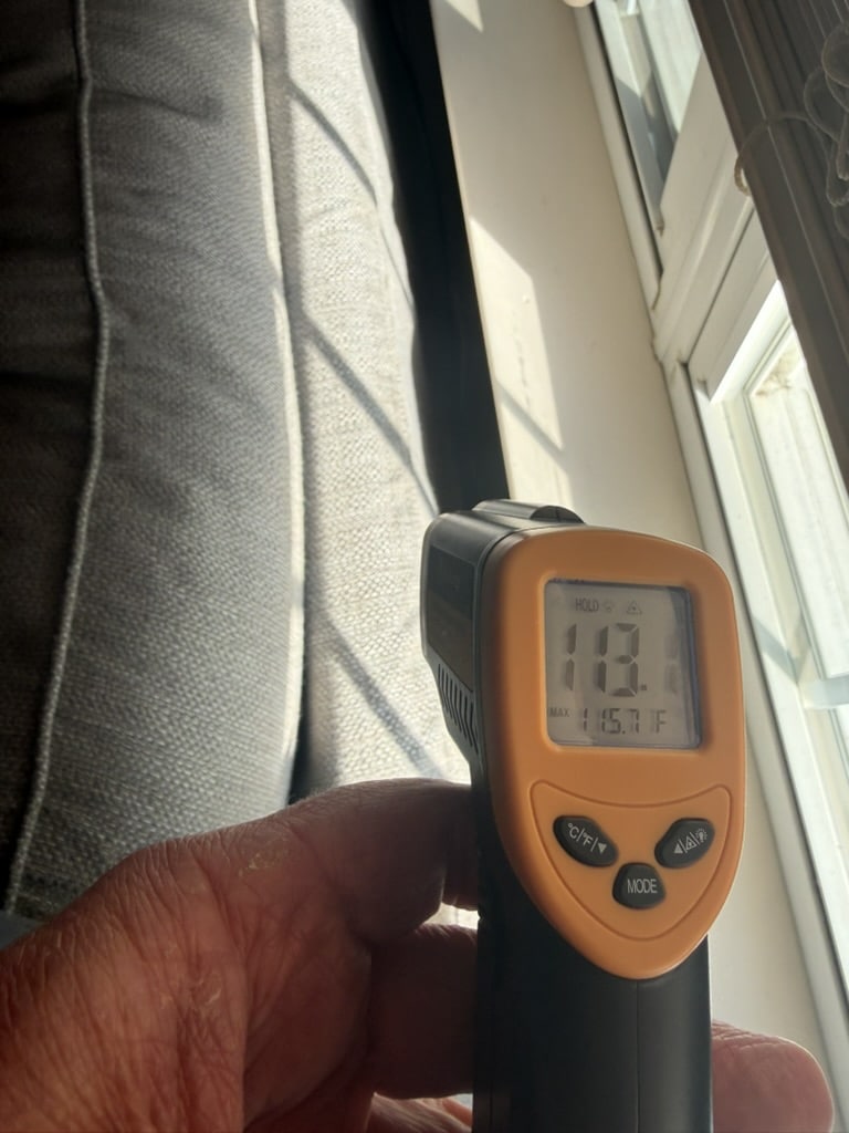 Window Film Temperature Difference Craig Room Temp No Film