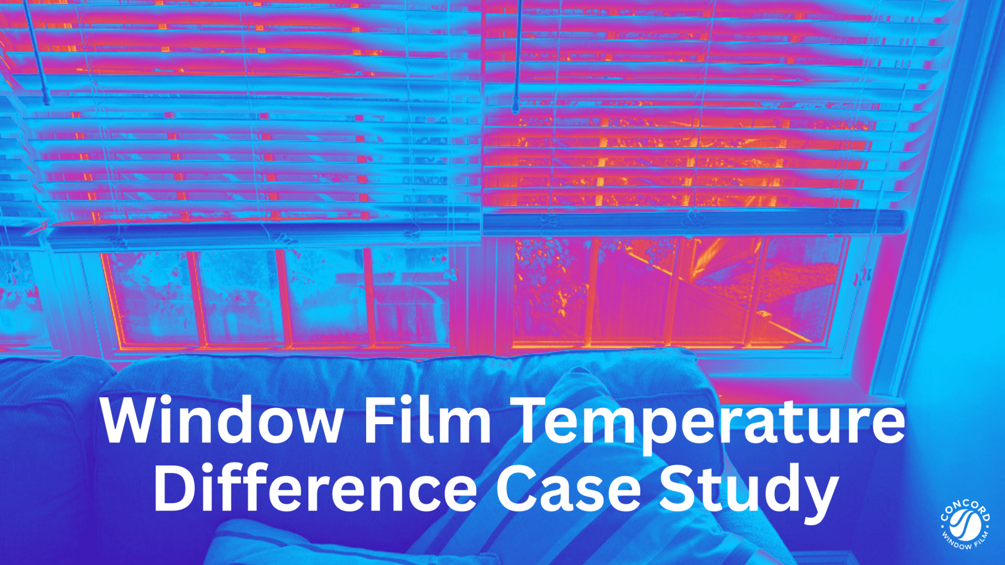 window film temperature difference feature customer windows with infrared camera
